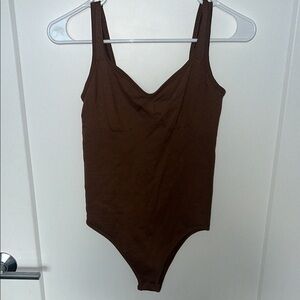 Brown Womens Bodysuit